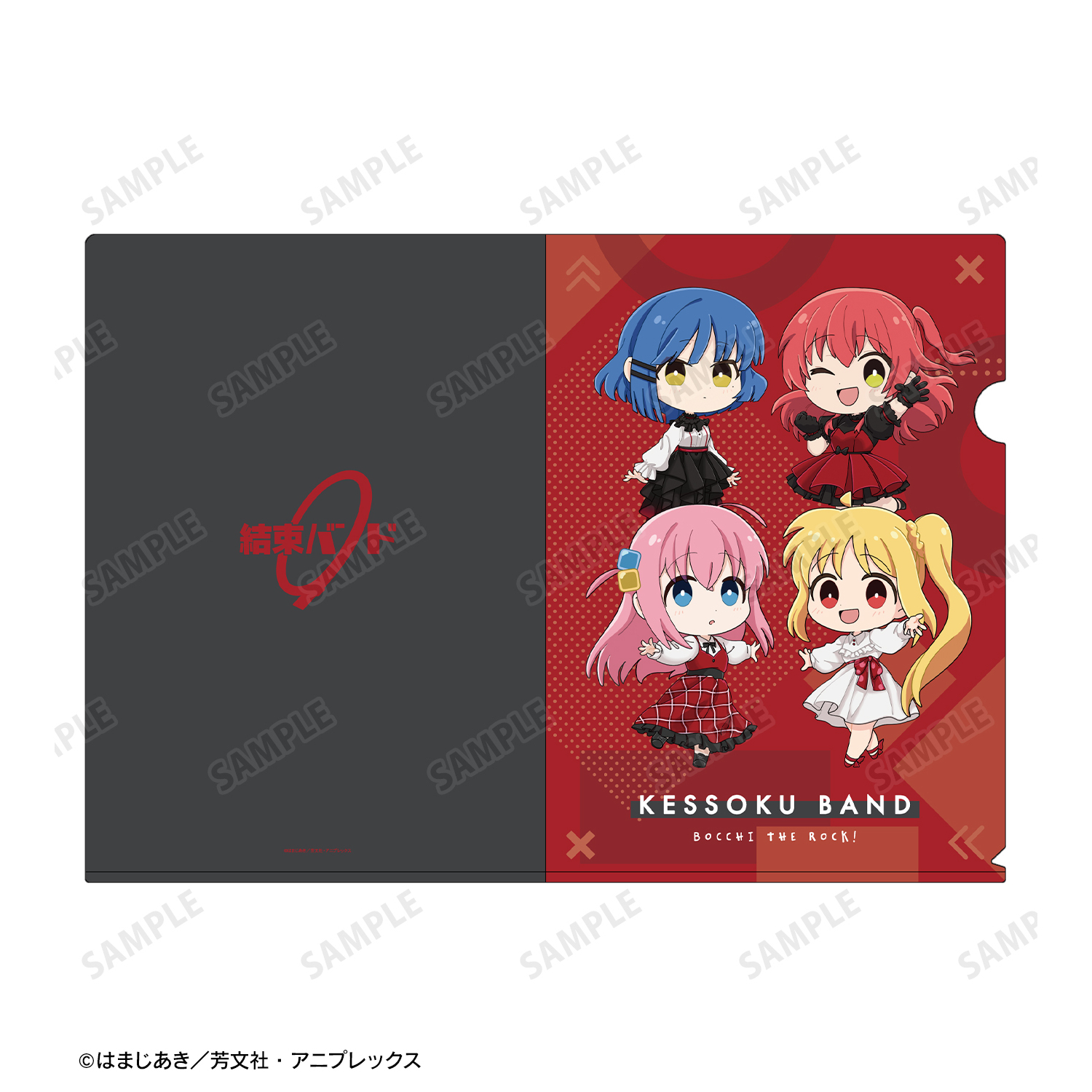 ぼっち・ざ・ろっく！_結束バンド ちびキャラ 赤いドレスver