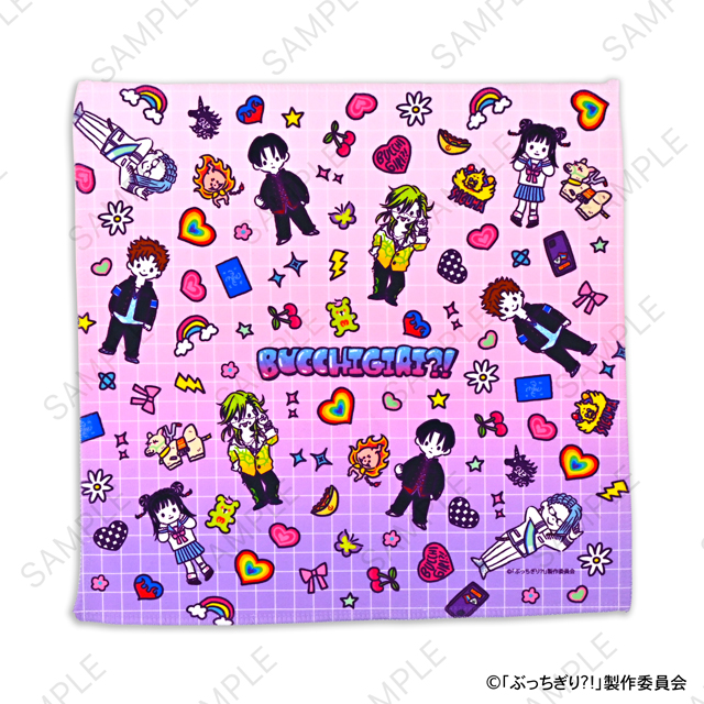 ぶっちぎり?!_ビィズニィズ ハンドタオル(総柄)