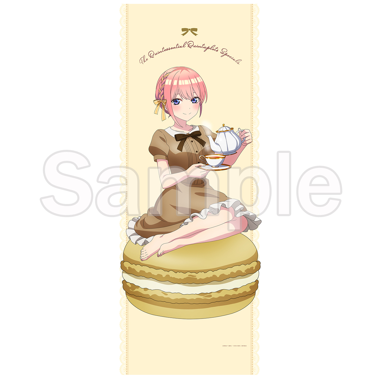 五等分の花嫁∽_描き下ろし BIGタペストリー 一花（アフタヌーンティーVer.）