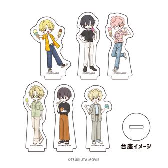 キャラクターグッズ ツキウタ。 アクリルアートパネル 缶バッジ 紙類