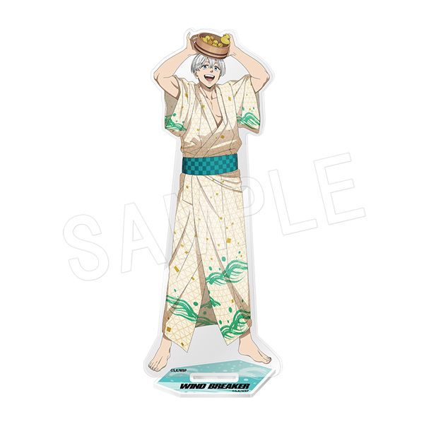 タカラのびいどろ プリズムくじ アクスタ お風呂上がり WIND BREAKER_アクリルフィギュアスタンド お風呂Ver. 梅宮一 | WIND