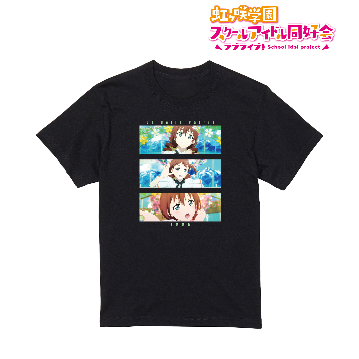 ラブライブ！虹ヶ咲学園スクールアイドル同好会_(サイズ/L)_La Bella Patria 場面写 Tシャツメンズ