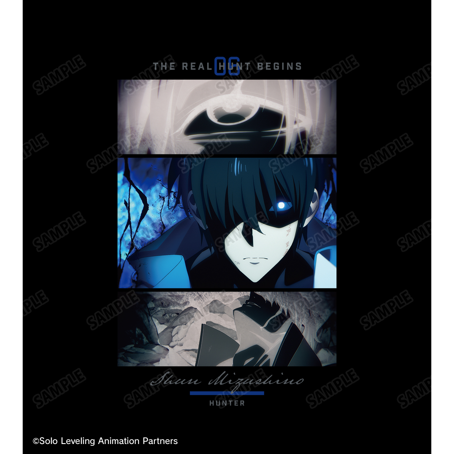 俺だけレベルアップな件 キャンペーンTシャツ Lサイズ 俺だけレベルアップ Tシャツ [アニメ『俺だけレベルアップな件