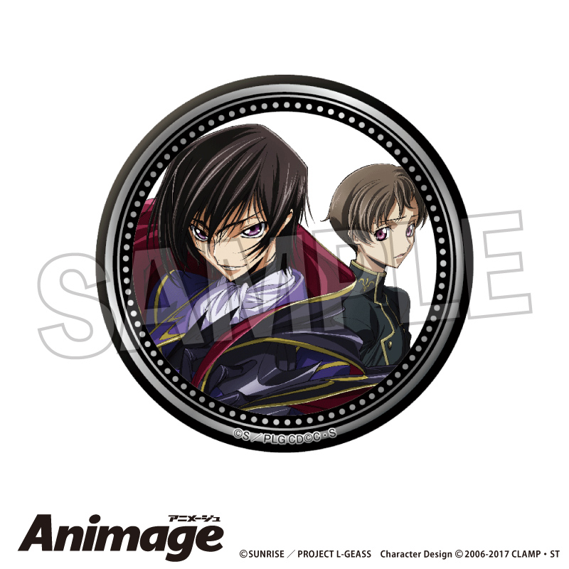 コードギアス 反逆のルルーシュ_Animageギラギラ缶バッジ F