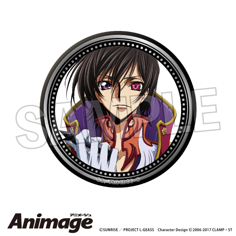 コードギアス 反逆のルルーシュ_Animageギラギラ缶バッジ G