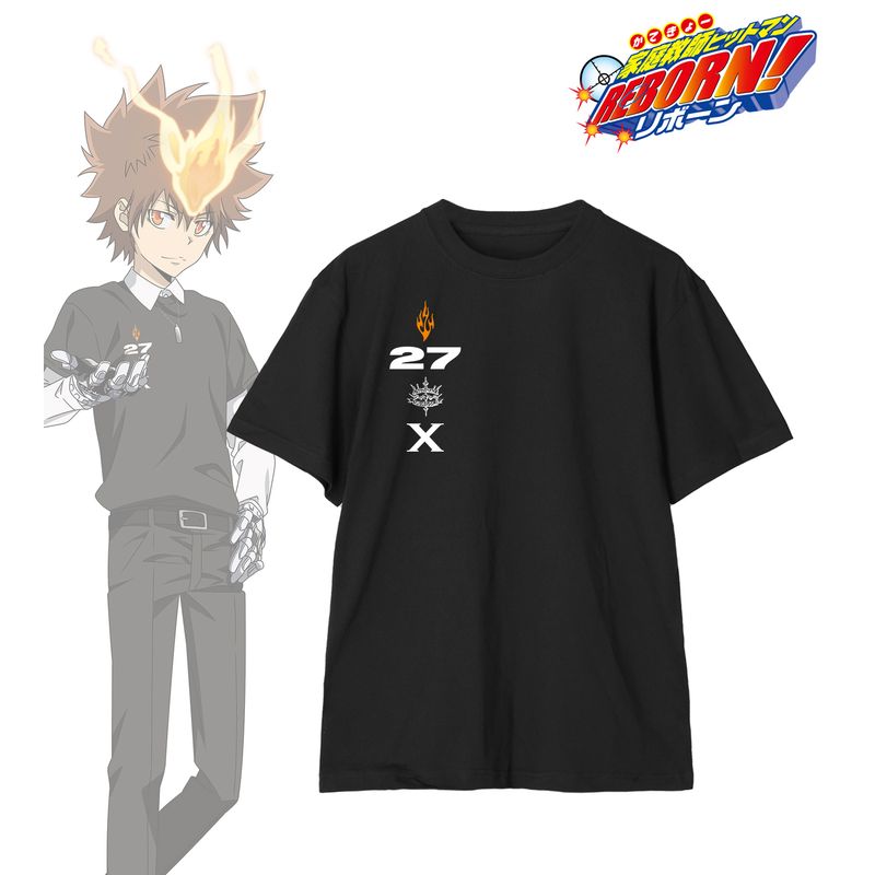 家庭教師ヒットマンREBORN！ tシャツ 沢田綱吉 ツナ 古着 海外 アニメ 家庭教師ヒットマンREBORN!_(サイズ/M)_描き下ろし 沢田 綱吉