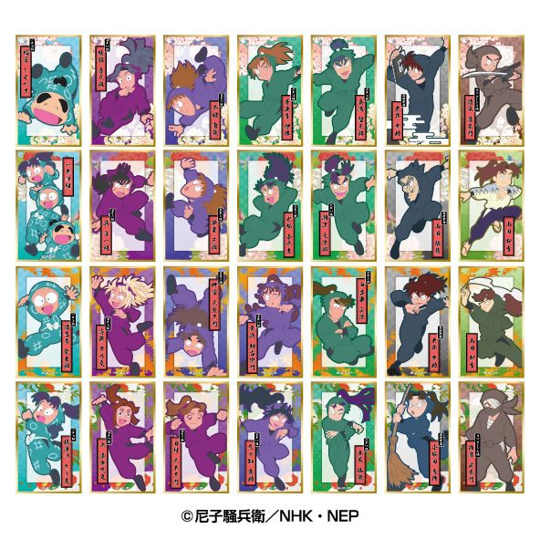 忍たま乱太郎_華絵札色紙コレクション【コンプリートBOX／14パック入り