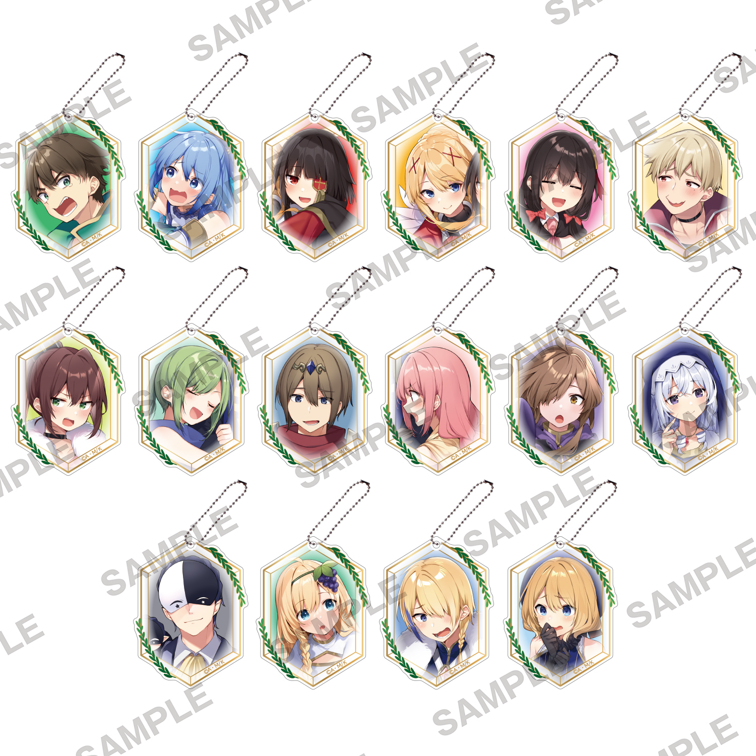 この素晴らしい世界に祝福を！_10周年ファイナルフェア トレーディングアクリルキーホルダー