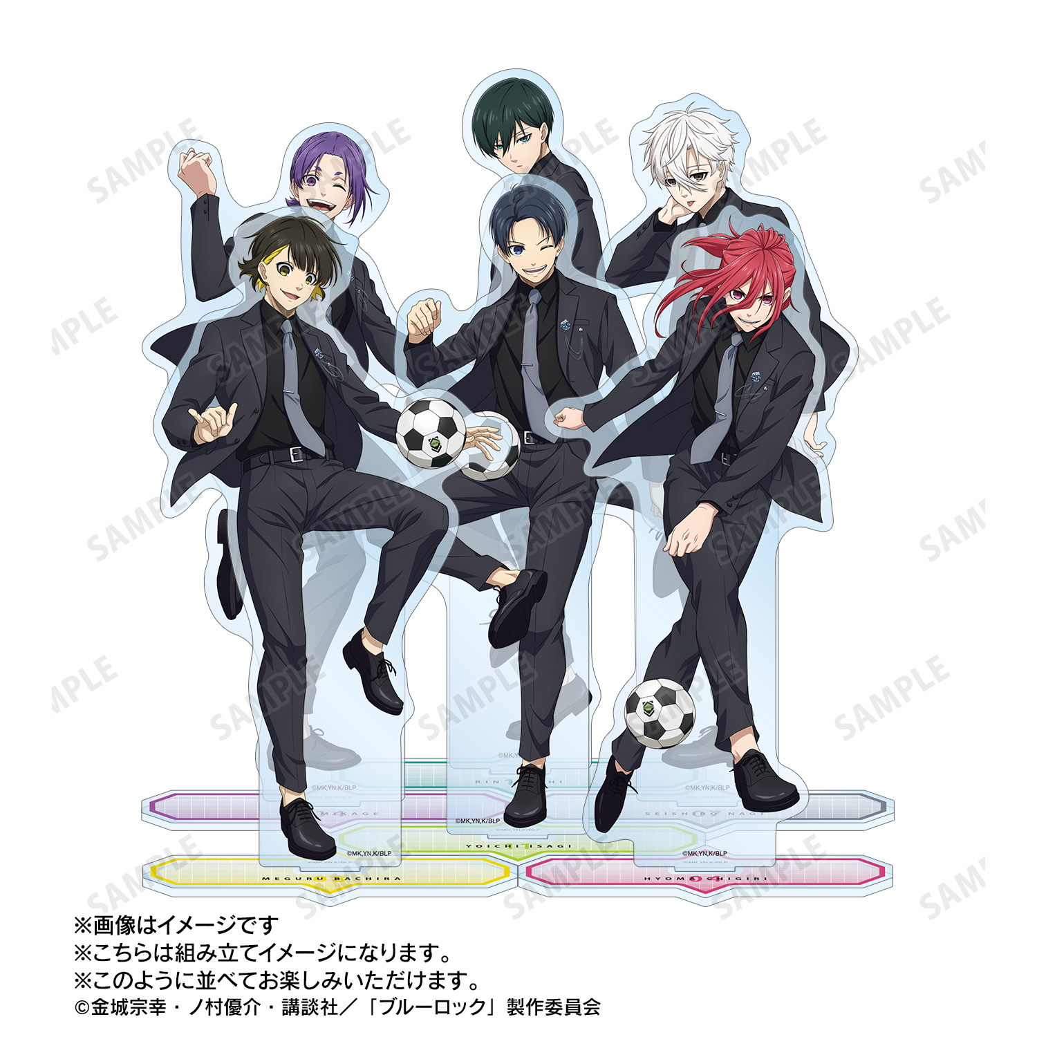 ブルーロック UGCコラボ アパレル「蜂楽 廻」BIGアクリルスタンド Wセット