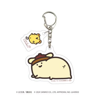 【chanksan】お文具さん　雨とあじさいアクリルチャーム お文具といっしょ 雨とあじさいアクリルチャーム ～GiGOのお店