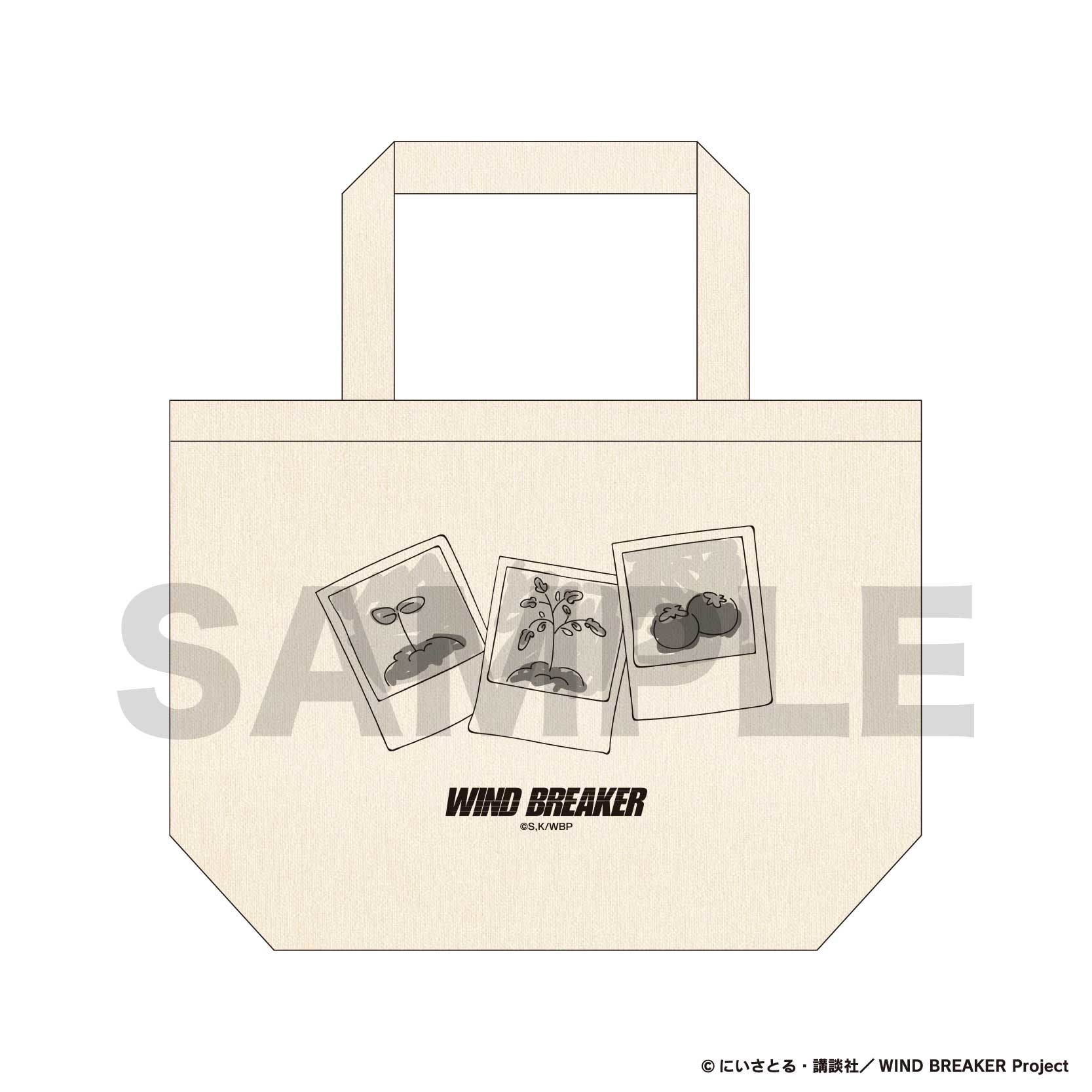 WIND BREAKER ウィンドブレイカー ウィンブレ_ランチサイズトート トマト