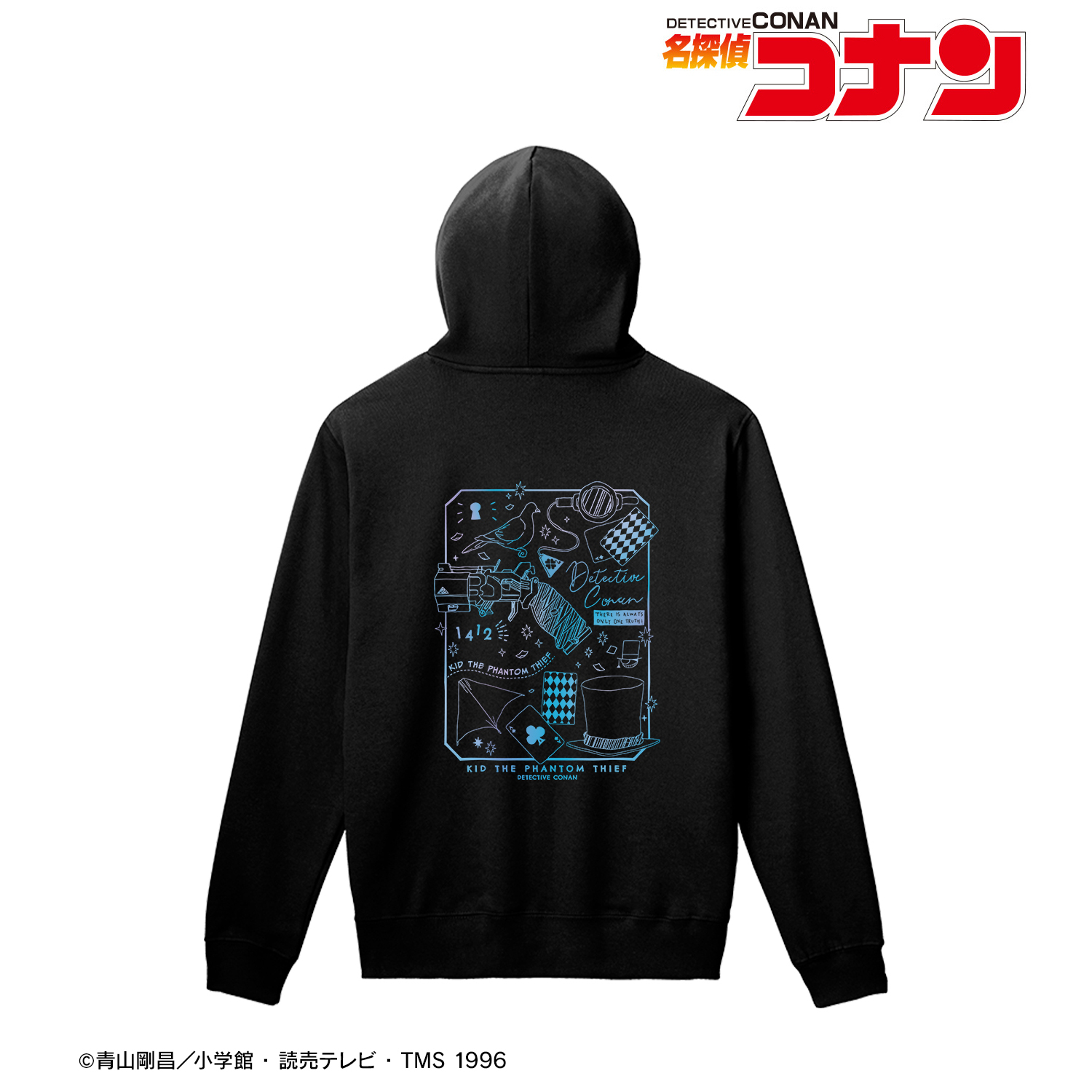 名探偵コナン_(サイズ/XXL)_怪盗キッド グラデーションカラー バックプリントパーカーレディース