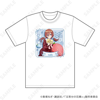 五等分の花嫁∽_XLサイズ_いちごルームウェア Tシャツ 3 三玖 ユニセックス