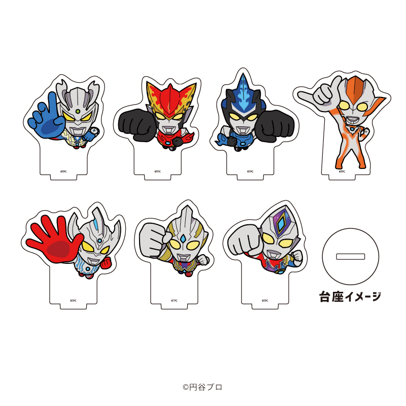 ニュージェネレーションウルトラマン_アクリルぷちスタンド 02/BOX-A BOX(全7種)(POP Artイラスト)【コンプリート/7個入り】