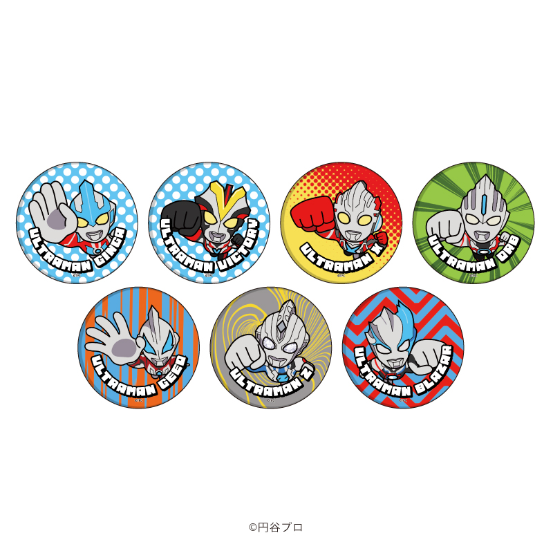 ニュージェネレーションウルトラマン_缶バッジ 07/BOX-B BOX(全7種)(POP Artイラスト)【コンプリートBOX/7個入り】