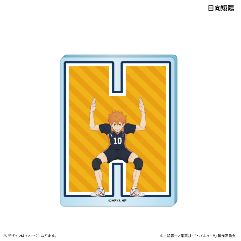 ハイキュー 日向翔陽 アクリルブロッキー アクブロ おみくじ ファンパーク ハイキュー!! ファンパーク おみくじ 日向翔陽 BIGオーロラ