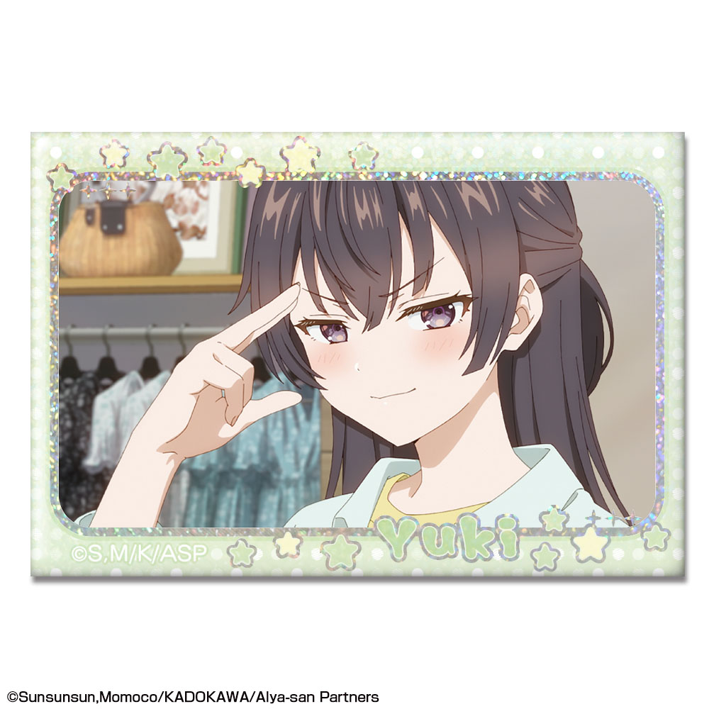 時々ボソッとロシア語でデレる隣のアーリャさん_ホログラム缶バッジ デザイン14(有希/A)