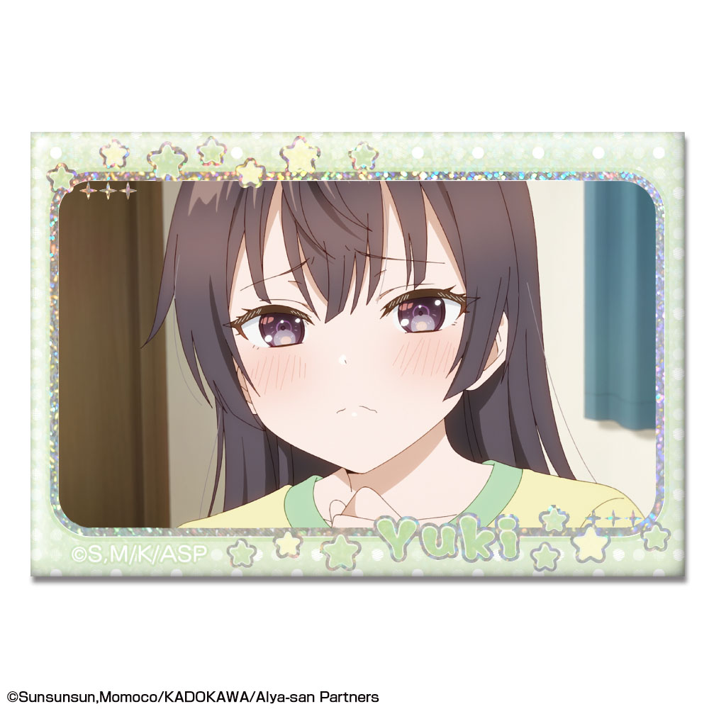 時々ボソッとロシア語でデレる隣のアーリャさん_ホログラム缶バッジ デザイン16(有希/C)