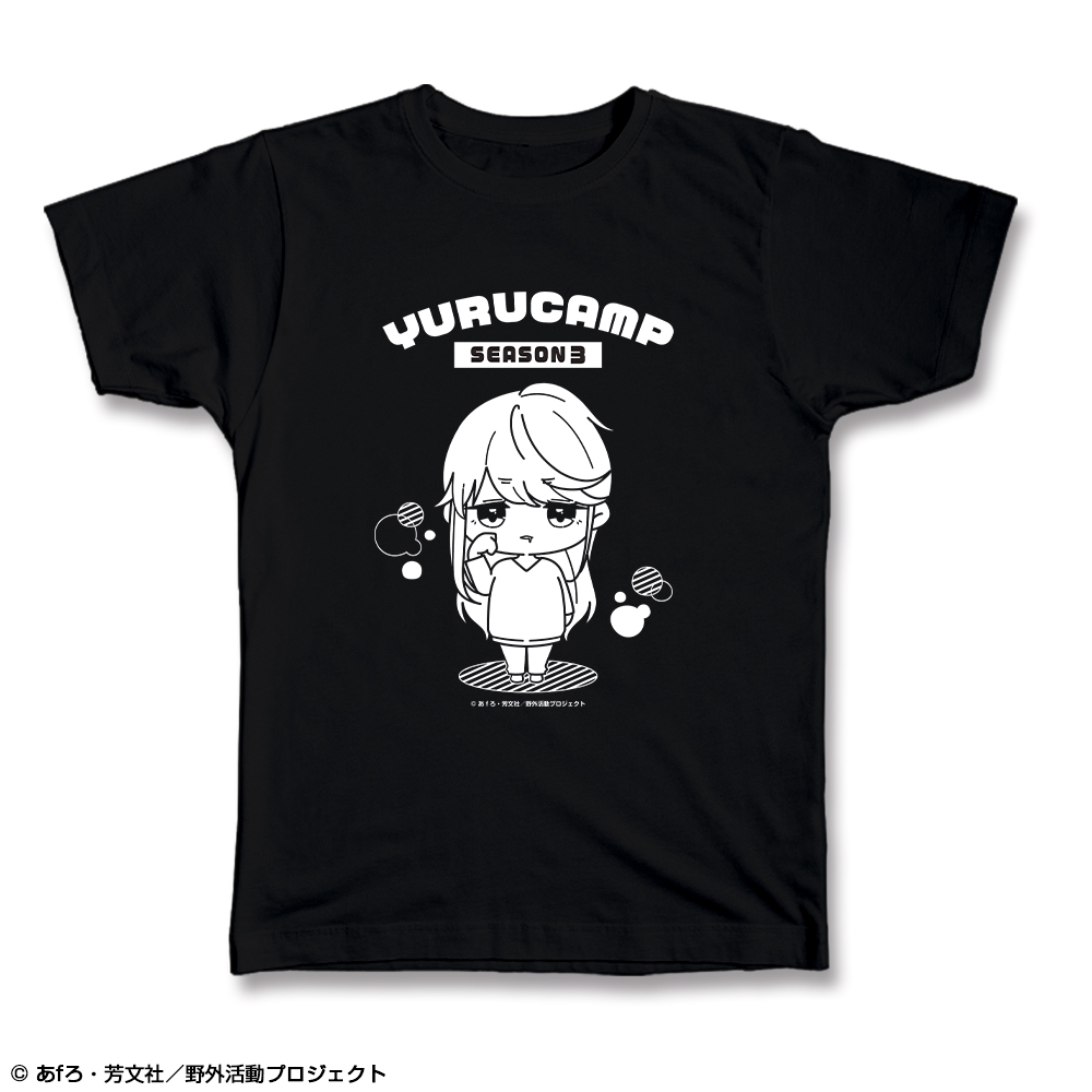 ゆるキャン△ SEASON３_Lサイズ_Tシャツ デザイン02(志摩リン)【ゆるぷに】