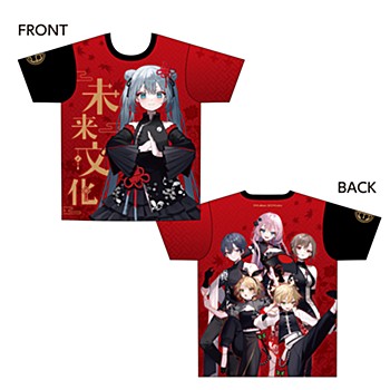 初音ミク シリーズ_Mサイズ_39Culture 2023 EXTRA COSPLAY フルグラフィックTシャツ