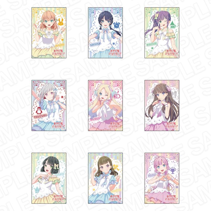 ラブライブ!蓮ノ空女学院スクールアイドルクラブ_スクエアカンバッジ レインボーシフォン ver　【OPP／9個入り】【コンプリートBOX】