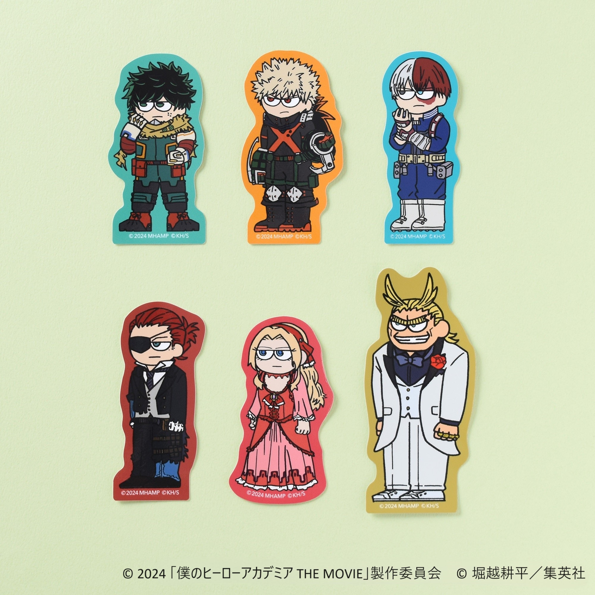 ジュリオ・ガンディーニ ジュリオ 缶バッジ ヒロアカ 劇場版 40個 僕のヒーローアカデミア 劇場版_ジロリ ダイカットステッカー(ジュリオ