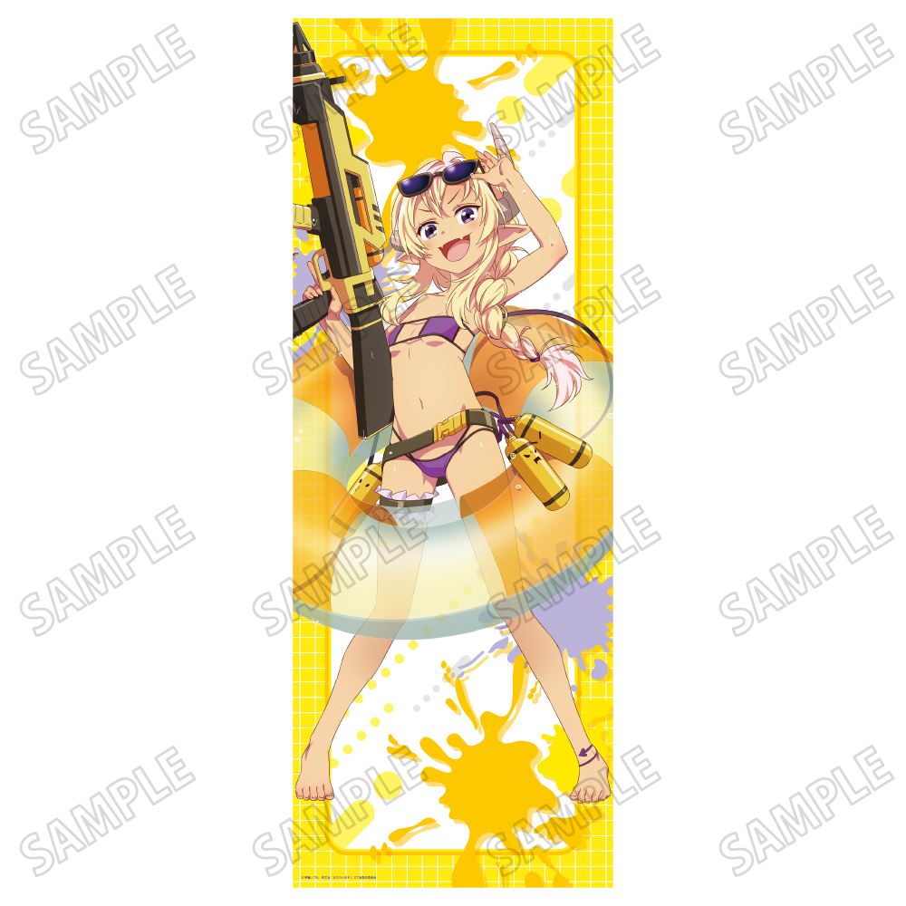 まちカドまぞく 2丁目_描き下ろし等身大タペストリー【水遊びver.】?リリス