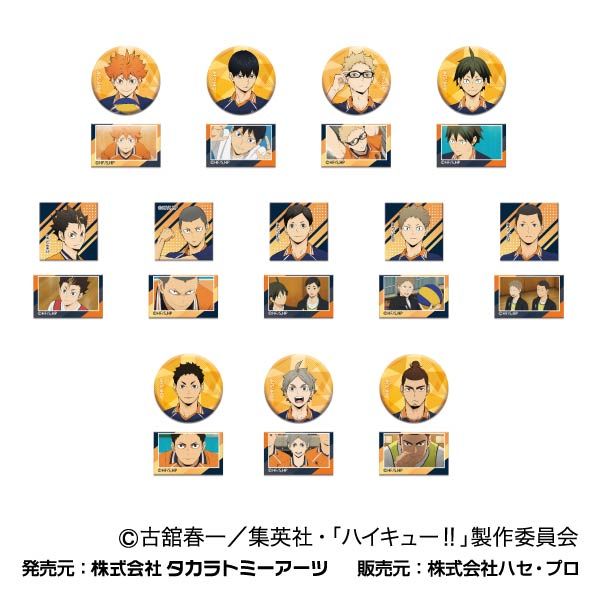 ハイキュー!!_あれこれぷちCANバッジ Vol.2 烏野高校BOX【BOX／48個