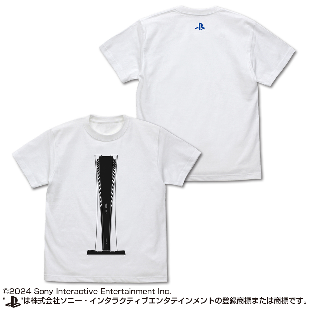 プレイステーション_Sサイズ_Tシャツ for PlayStation 5/WHITE