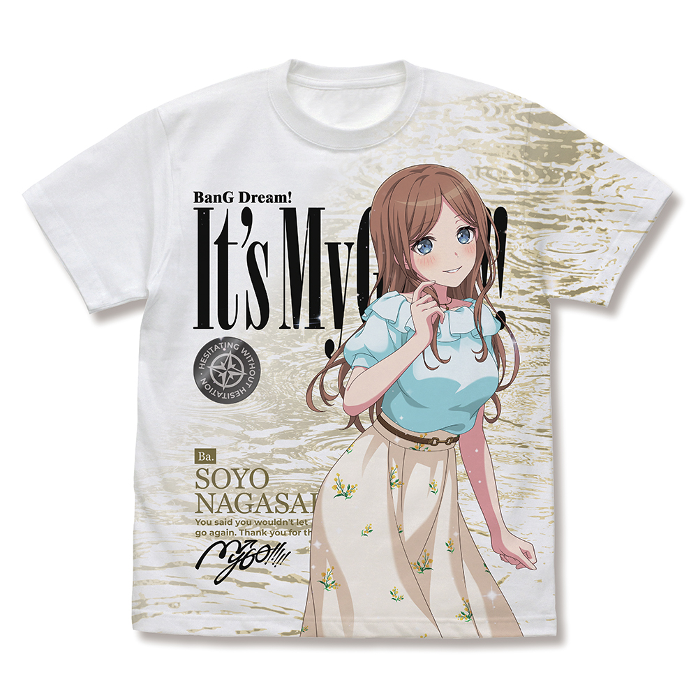 BanG Dream! It's MyGO!!!!!_Sサイズ_長崎そよ フルグラフィックTシャツ/WHITE