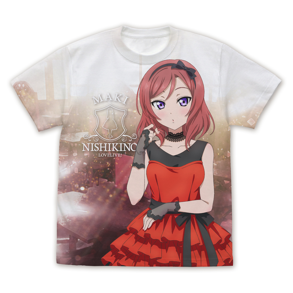 ラブライブ!_Sサイズ_西木野真姫 フルグラフィックTシャツ パーティードレス2024Ver.