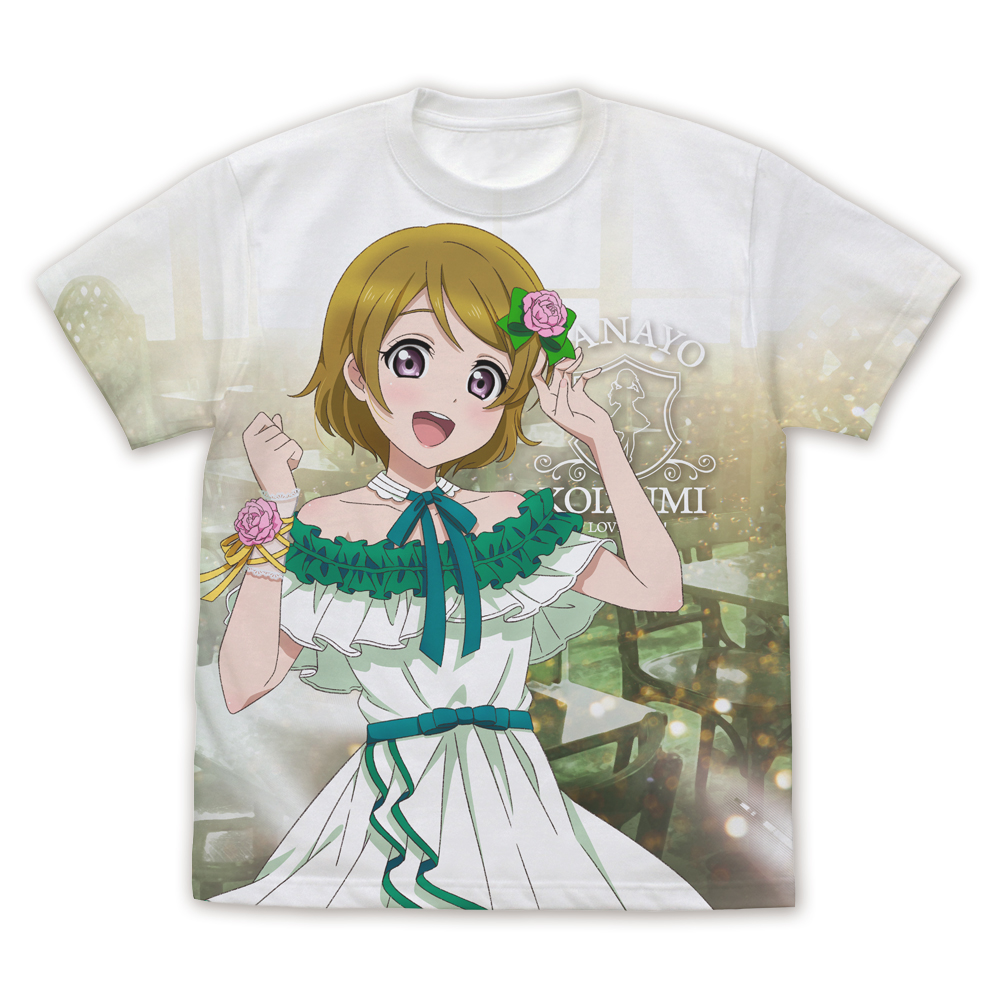 ラブライブ!_Mサイズ_小泉花陽 フルグラフィックTシャツ パーティードレス2024Ver.