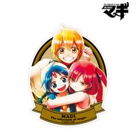 マギ_アラジン&アリババ・サルージャ&モルジアナ トラベルステッカー