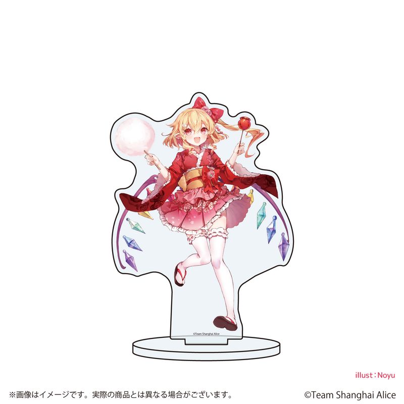 【643】 オリジナル 手描きイラスト 東方Project フラン アクリル画 東方Project_アクリルスタンド03/フランドール・スカーレット 浴衣ver