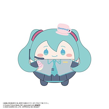初音ミク×シナモロール_MC-14 ふわコロりんBIG2 F 初音ミク(もぐもぐ)