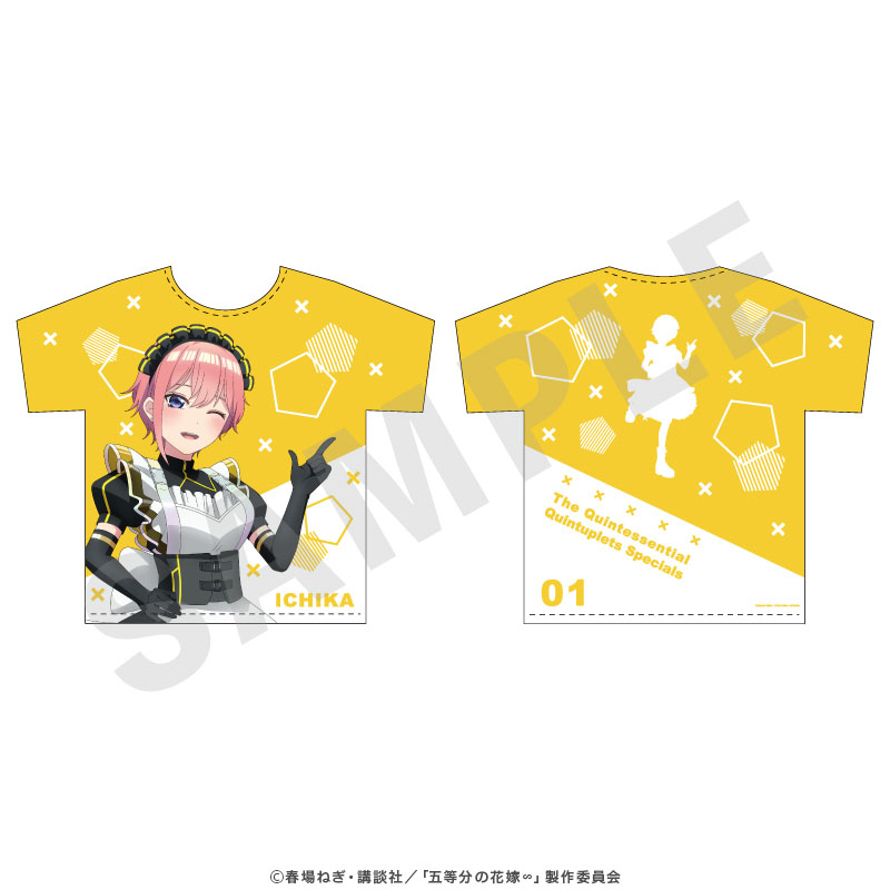 五等分の花嫁∽_フルグラフィックTシャツ 中野一花