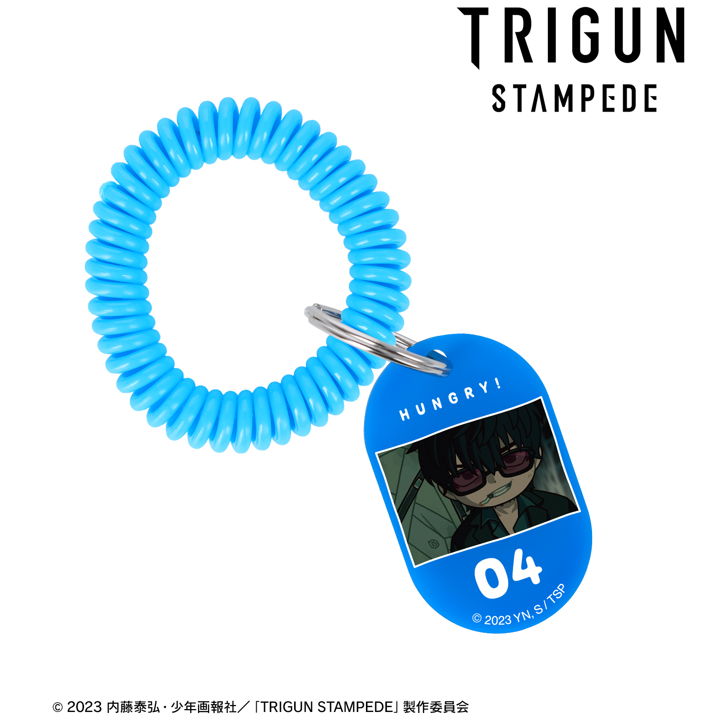 TRIGUN STAMPEDE_ニコラス・D・ウルフウッド ゆるコマ ロッカーキー風アクリルキーホルダー ver.A