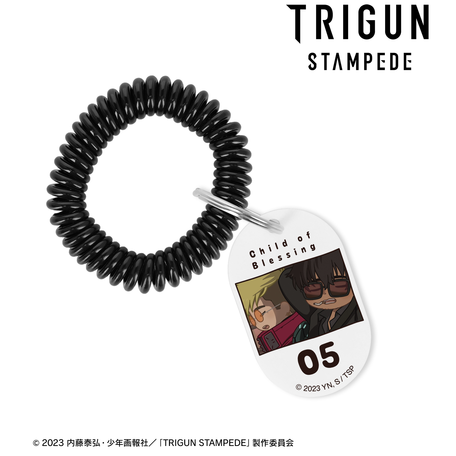 TRIGUN STAMPEDE_ヴァッシュ&ニコラス ゆるコマ ロッカーキー風アクリルキーホルダー ver.A