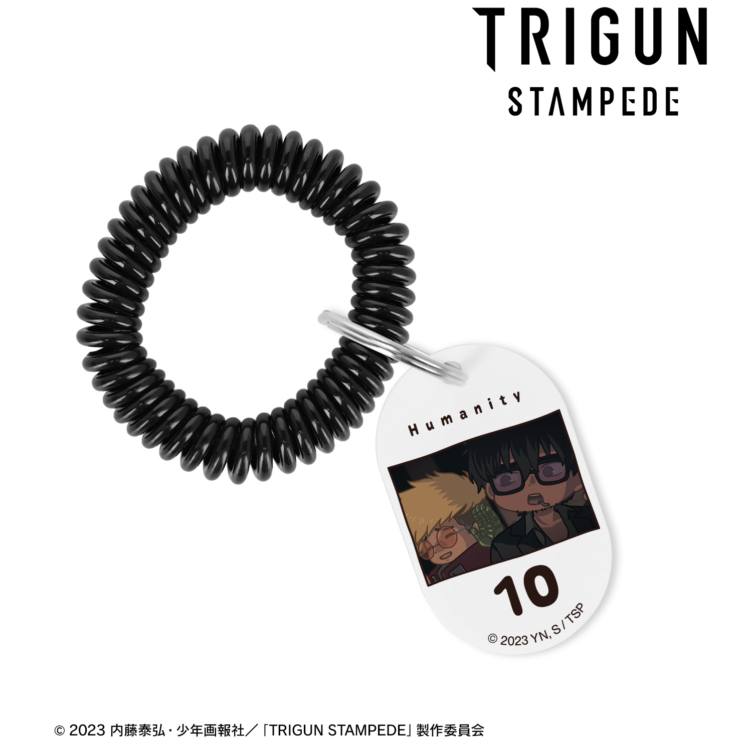 TRIGUN STAMPEDE_ヴァッシュ&ニコラス ゆるコマ ロッカーキー風アクリルキーホルダー ver.B