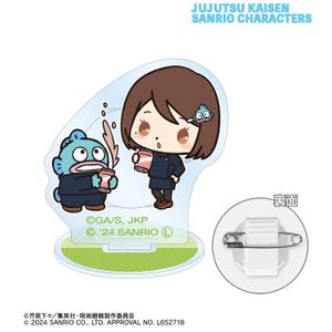 주술회전×산리오 캐릭터즈_이에이리 쇼코×한교동 가이옥·옥절 아크릴스탠드멀티 배지