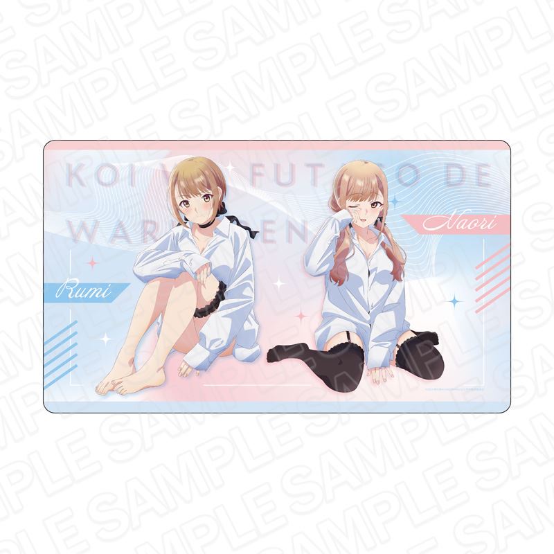 恋は双子で割り切れない_ラバーデスクマット Yシャツ ver.