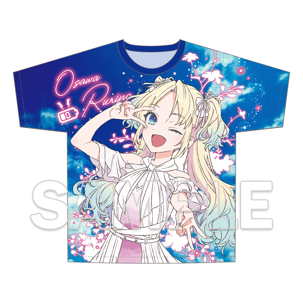 大沢瑠璃乃 カラーtシャツ レッスンウェア 蓮ノ空女学院 ラブライブ 蓮ノ空 ラブライブ！蓮ノ空女学院スクールアイドルクラブ カラーTシャツ