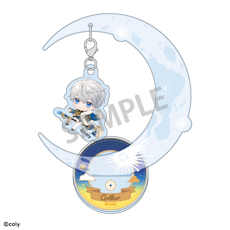 新品★魔法使いの約束【アーサー】スイパラ★アクリルスタンド★アクスタ★2点セット 魔法使いの約束_ぶら下がりアクリルスタンド_アーサー/おっこち