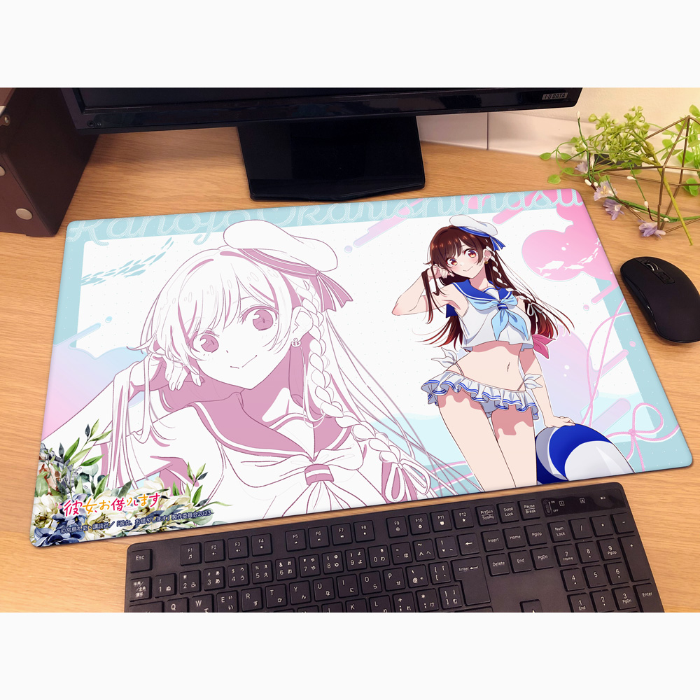 彼女、お借りします_描き下ろしラバーマット(水原千鶴/マリン