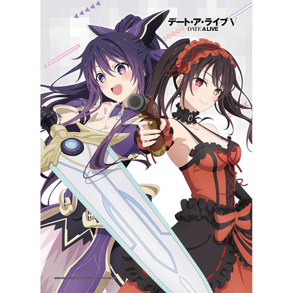 デート・ア・ライブ?_B2タペストリー(夜刀神十香&時崎狂三)Wスエード