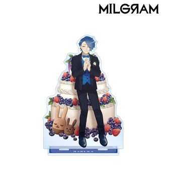希少 レア　MILGRAMミルグラム バースデー　缶バッジ　ハルカ MILGRAM -ミルグラム-_描き下ろし ハルカ バースデーver. 第2弾