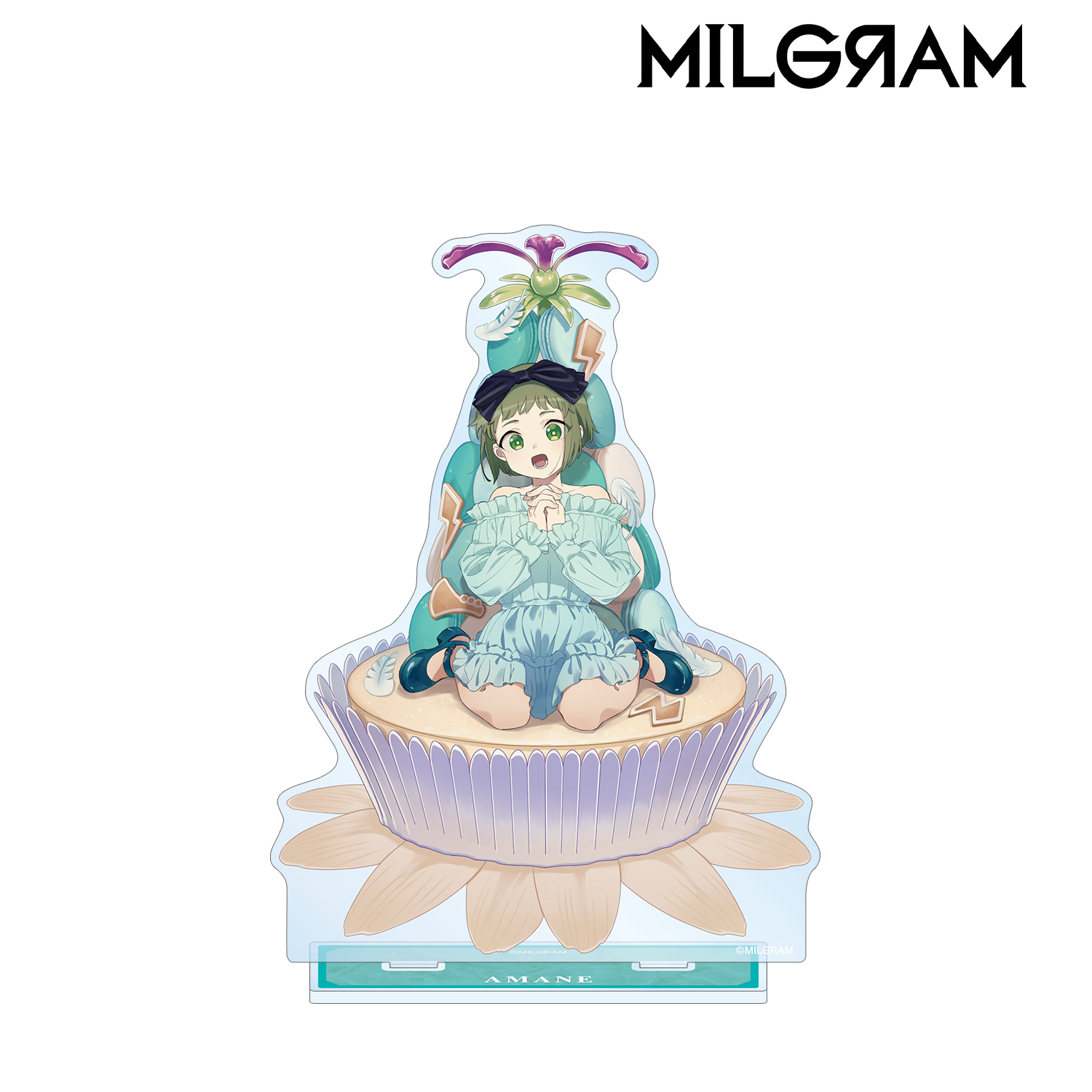 MILGRAM -ミルグラム-_描き下ろし アマネ バースデーver. 特大アクリルスタンド