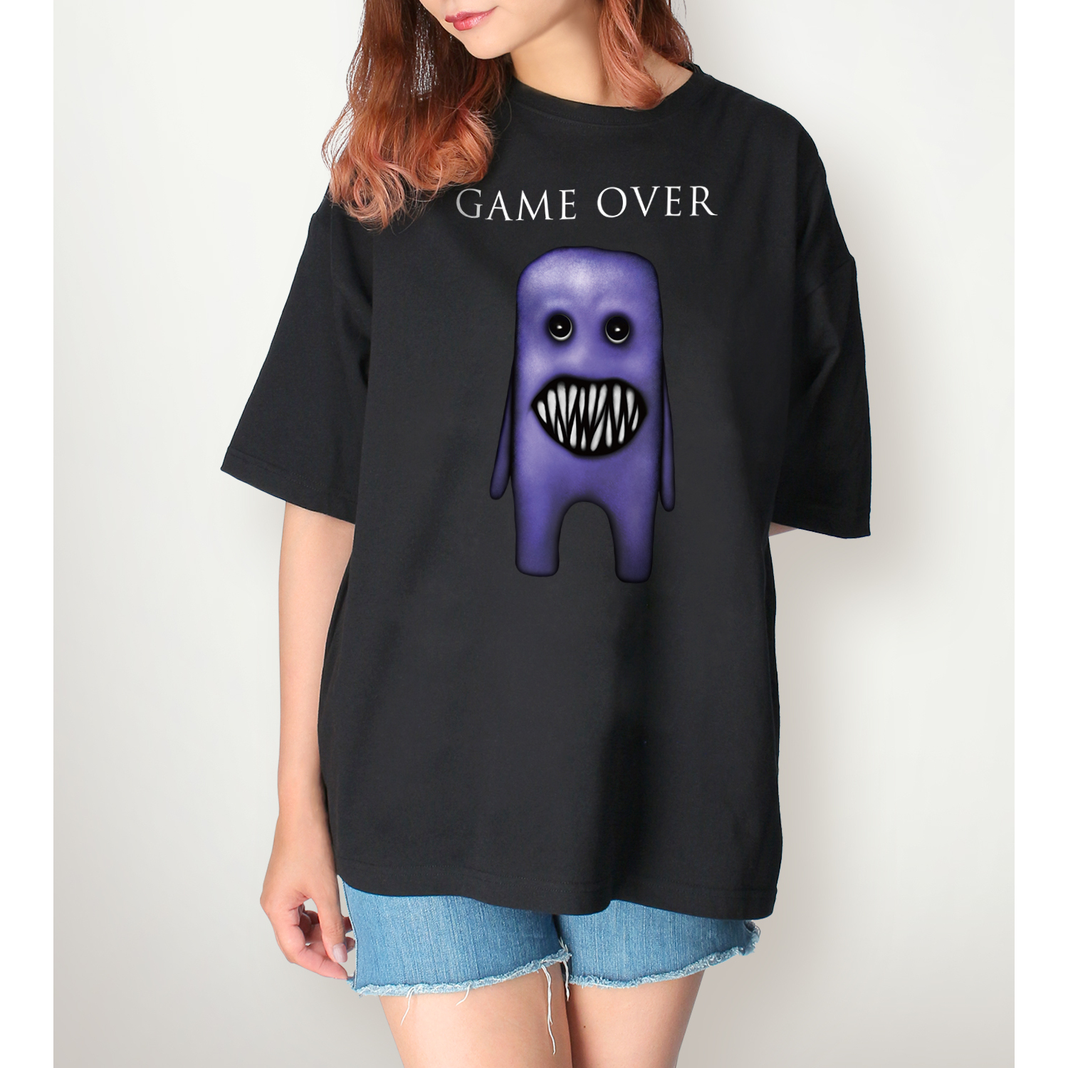 青鬼_(サイズ/M)_フワッティー BIGシルエットTシャツユニ