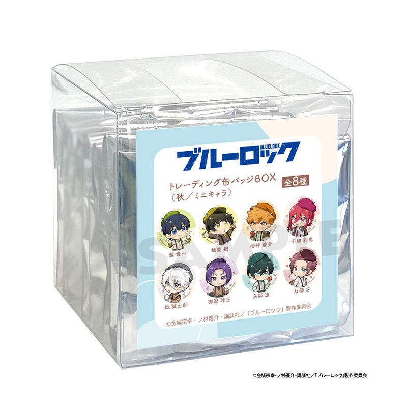 【未開封】ブルーロック ミニキャラ 缶バッジBOX & KINOKOS mini Anique Shop JAPAN