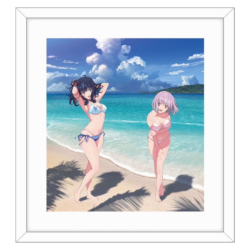 グリッドマン ユニバース_描き下ろし額装高精細アート（宝多六花＆新条